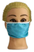 Mavi Kumaş Maske